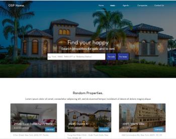 OSP Home - Real Estate Joomla Template